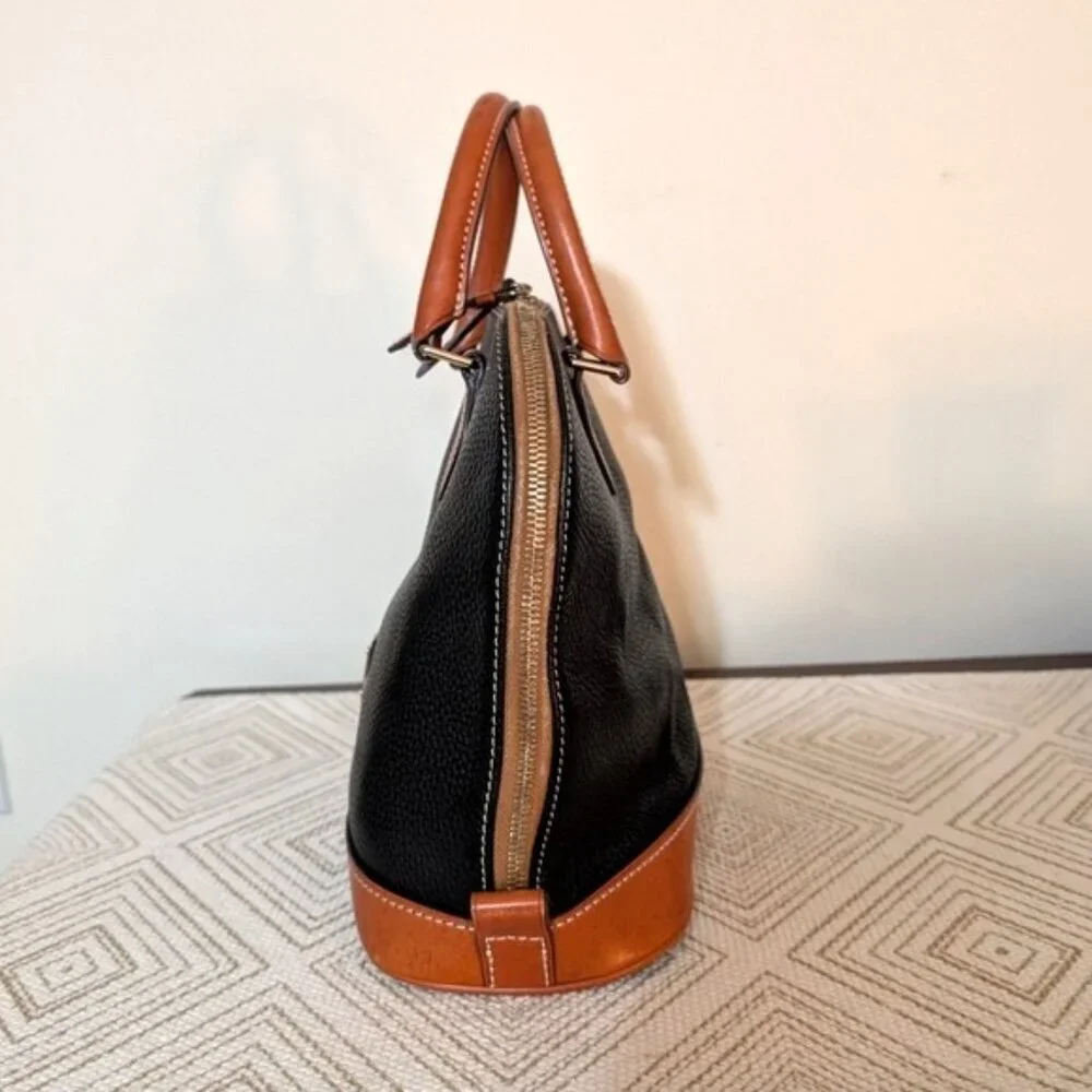 Dooney & Bourke Pebble Grain Leather Zip Zip‎ Satchel
